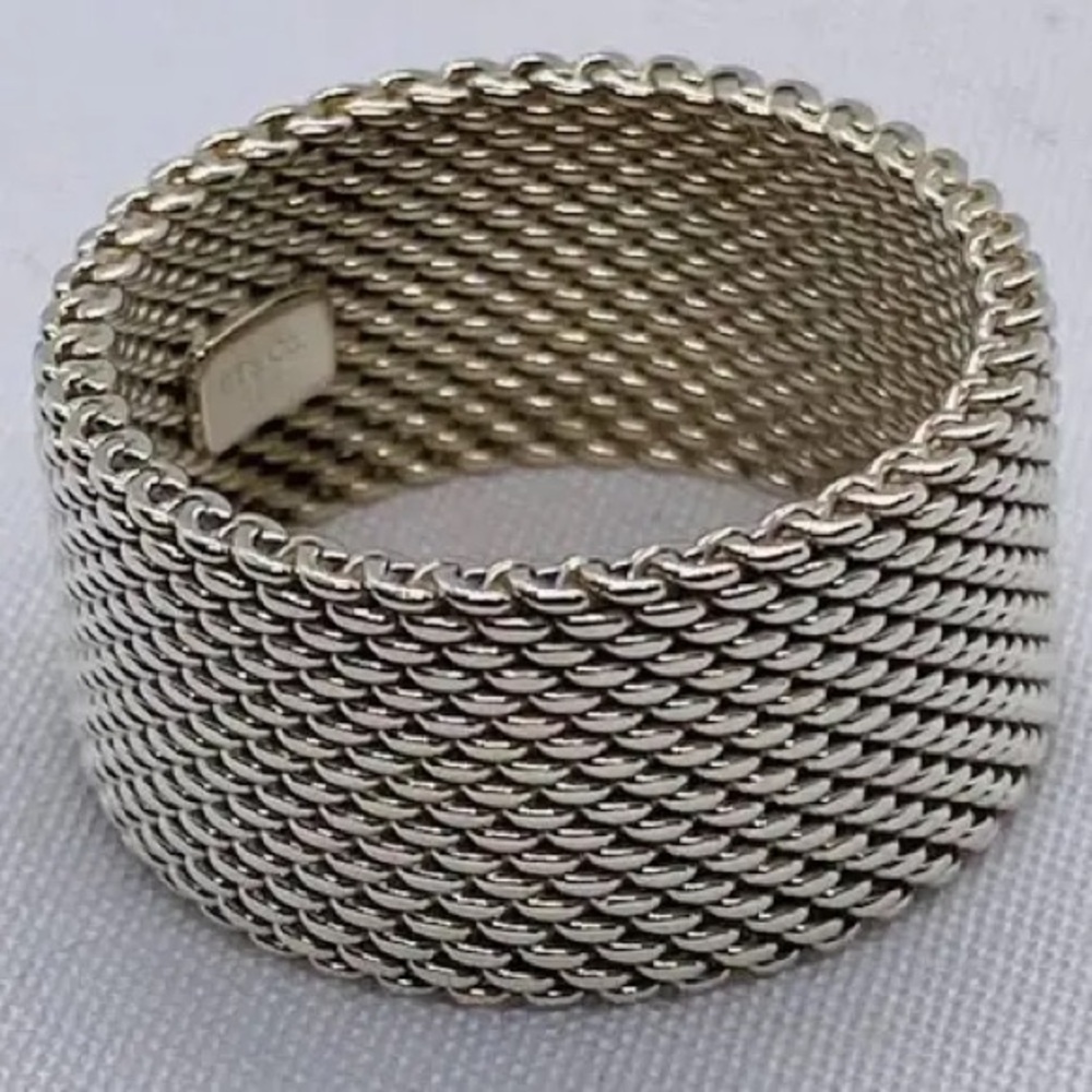 Tiffany & Co. Silver Mesh Ring